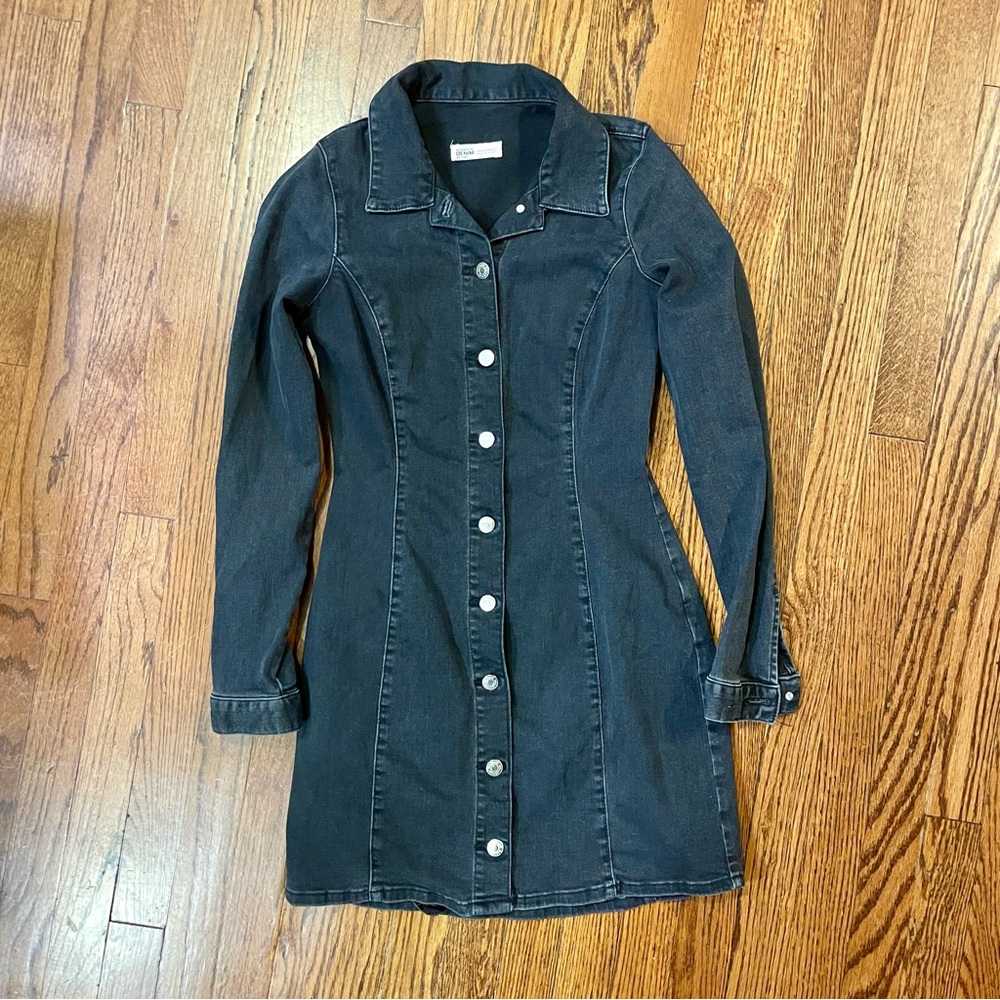 Zara Authentic Denim by TRF Black Dress